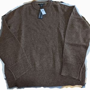 Banana Republic Italian Merino Wool Crew-Neck Sweater NWT Size S